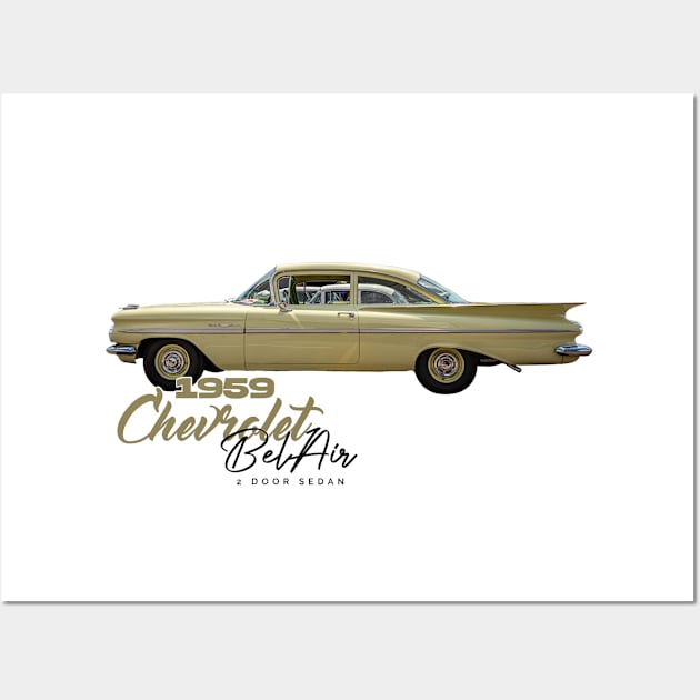 1959 Chevrolet Bel Air 2 Door Sedan Wall Art by Gestalt Imagery